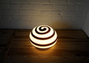 Lampe de table Zebra en verre ILU di Vetro