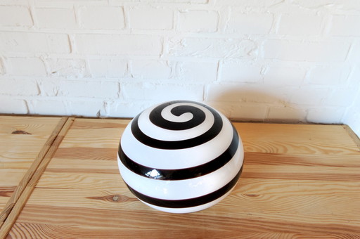 ILU di Vetro glass Zebra table lamp