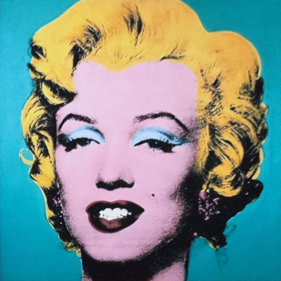 Image 1 of Vintage Andy Warhol "Marilyn" Limited Edition Lithograph by CMOA