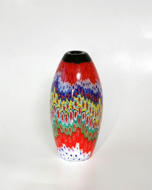 Murano Murrina Millefiori vase