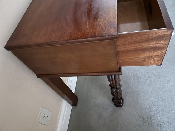 Image 1 of Console table with console cabinet