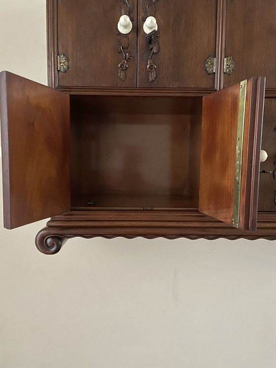 Image 1 of Console table with console cabinet