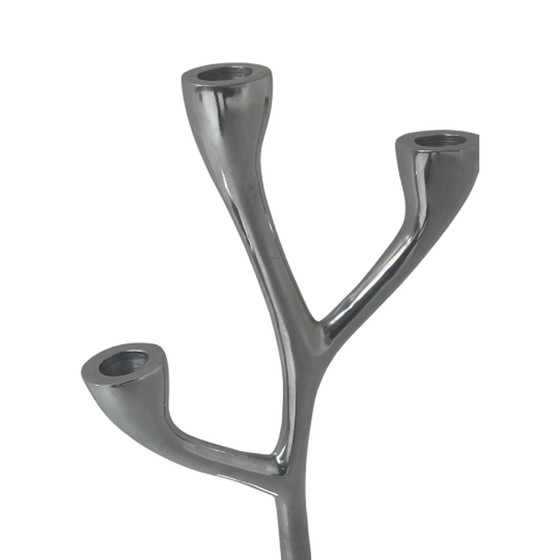 Image 1 of Candelabro d'epoca in alluminio fuso