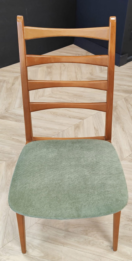 Image 1 of Four Mid Century Dining Table Chairs | Vintage - set of 4 chairs