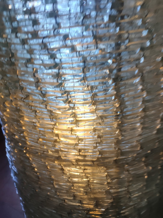 Image 1 of Lampe pyramidale en verre vintage