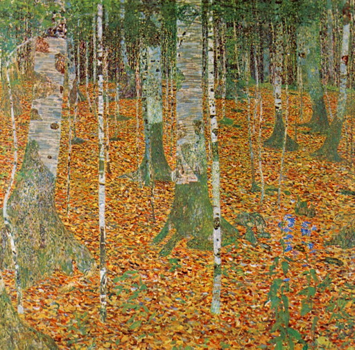 Gustav Klimt---Birch Forest