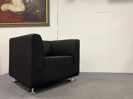 Image 1 of Fauteuil Gelderland 4800 tissu noir