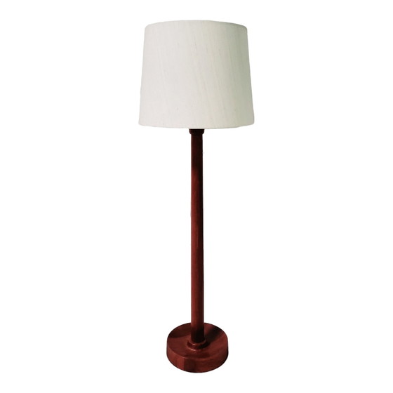 Image 1 of Floor lamp made of solid teak wood