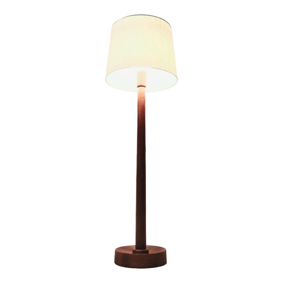 Image 1 of Floor lamp made of solid teak wood