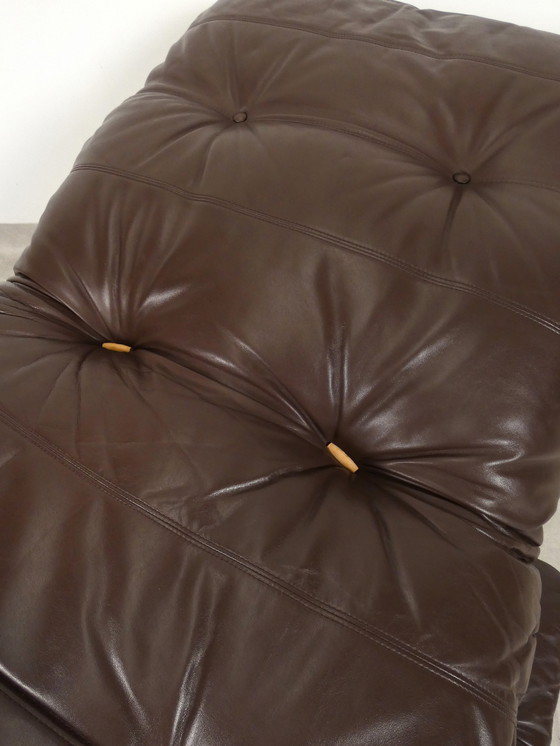 Image 1 of Ligne Roset Marsala set - brown leather