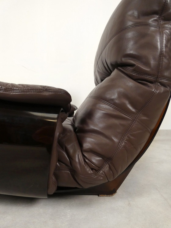 Image 1 of Ligne Roset Marsala set - brown leather