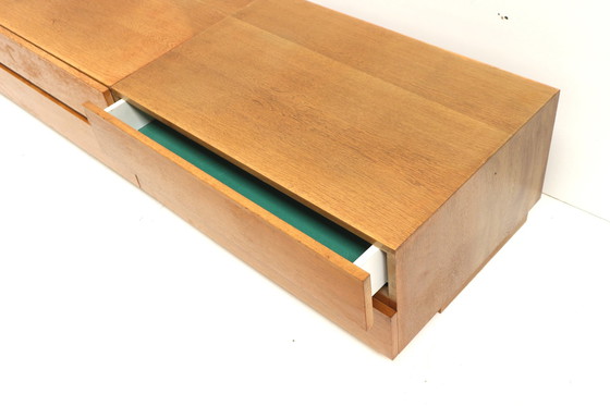 Image 1 of Vintage low sideboard with drawers from the 1970s