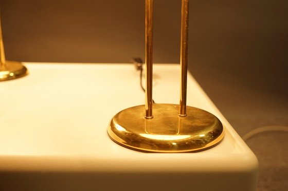 Image 1 of Lampade da tavolo vintage a forma di bolla di Lambert Rohrer, anni '70, set di 2