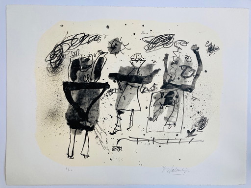 Kees Salentijn - Party time III litho