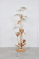 Lampada da terra vintage di Hans Kögl