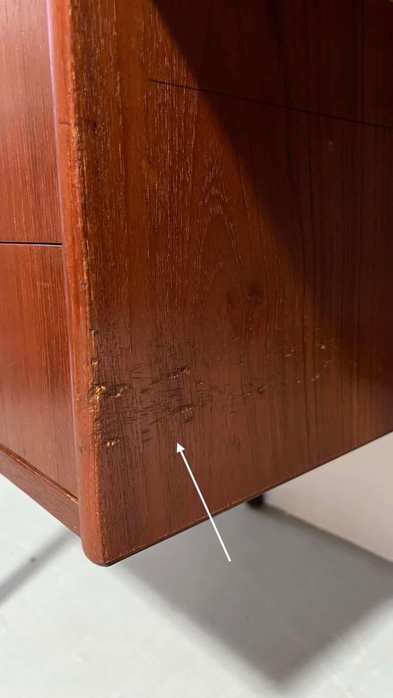 Image 1 of Vintage Danish desk teak