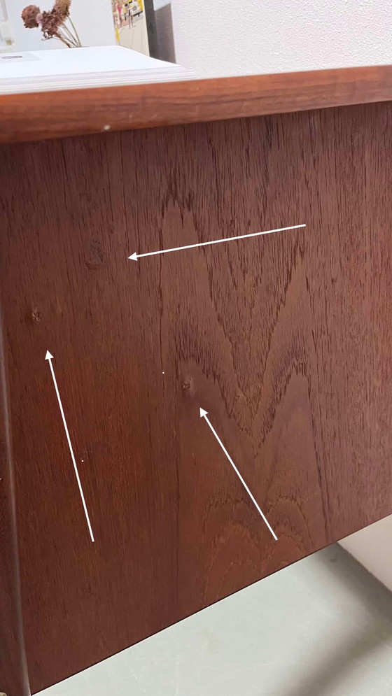 Image 1 of Vintage Danish desk teak