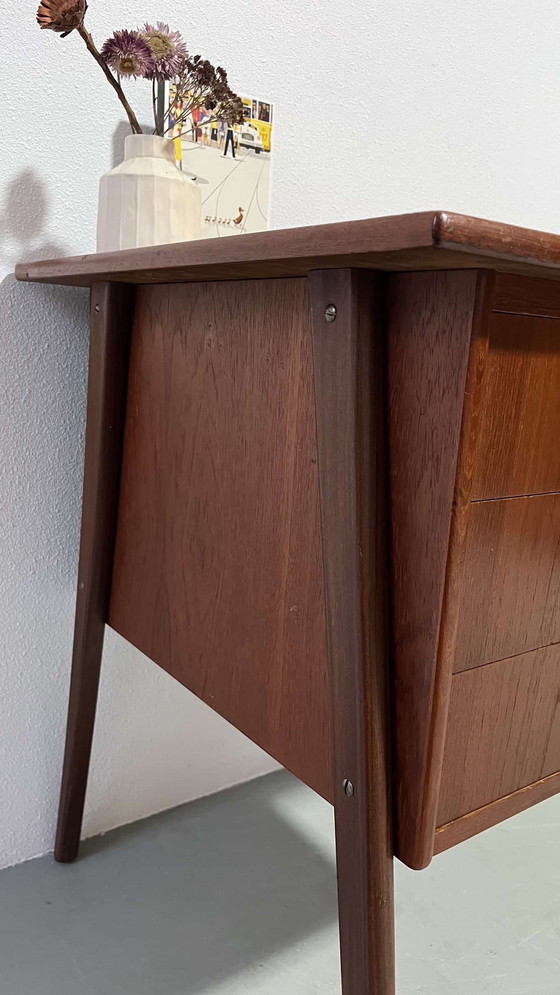 Image 1 of Vintage Danish desk teak