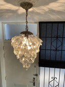 Lampe vintage en cristal de vigne
