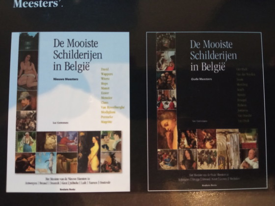 Image 1 of 2x overview art books: the most beautiful paintings in Belgium (Old masters + New masters)