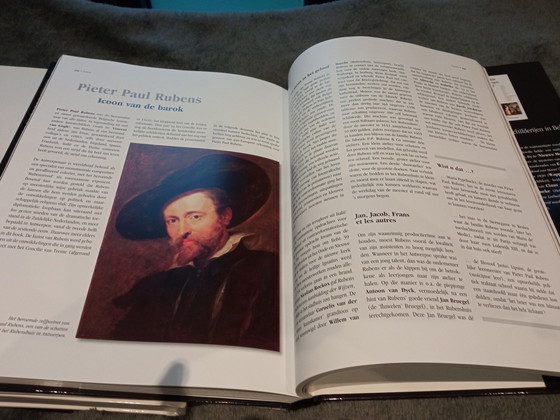 Image 1 of 2x overview art books: the most beautiful paintings in Belgium (Old masters + New masters)