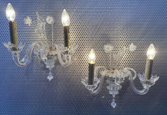 Image 1 of 2x Venetian wall lamp