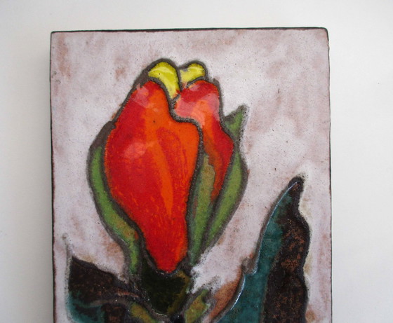 Image 1 of Ruscha ceramic wall tile