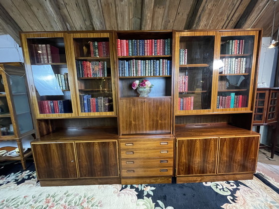 Image 1 of Mid Century Retro Vintage Rosewood Wall Unit