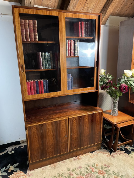 Image 1 of Mid Century Retro Vintage Rosewood Wall Unit