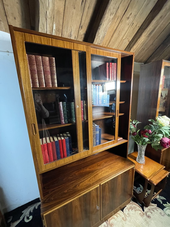 Image 1 of Mid Century Retro Vintage Rosewood Wall Unit