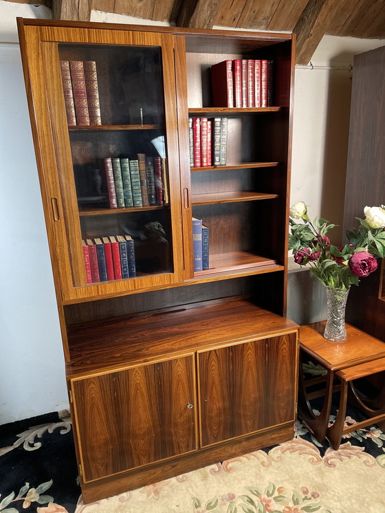 Image 1 of Mid Century Retro Vintage Rosewood Wall Unit