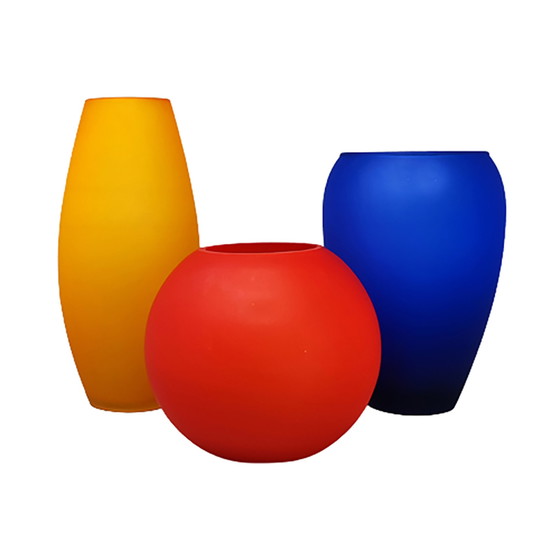 Image 1 of 3x Dogi Murano vases