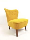 Chaise Theo Ruth Artifort vintage | fauteuil de cocktail jaune