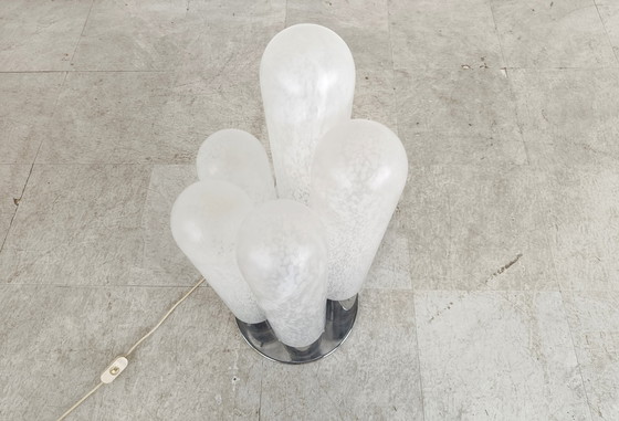 Image 1 of Lampe de table en verre de Murano par Carlo Nason, 1970