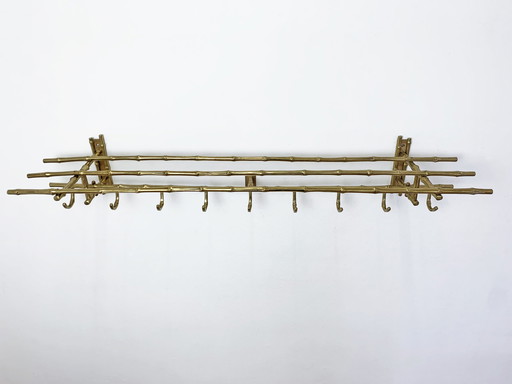 Maison Baguès faux bamboo wall coat rack