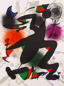 Joan Miro - Original Lithograph IV - Litografo (Band III) 1978, Mourlot 1116