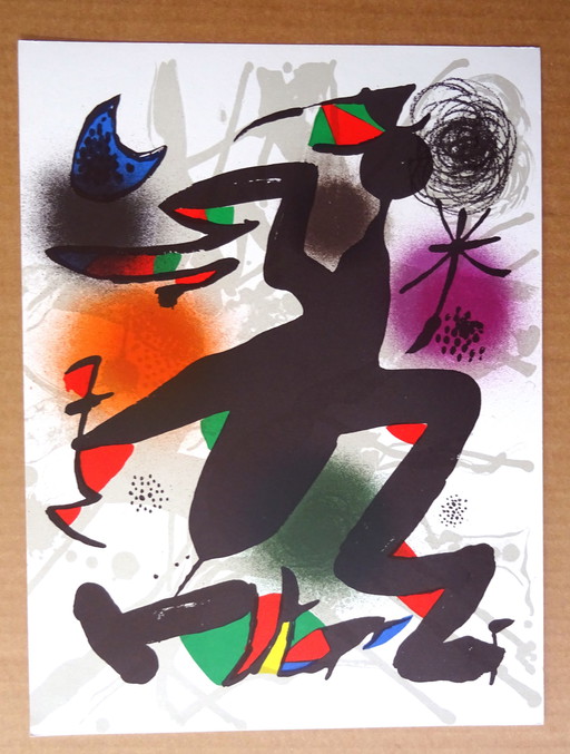 Joan Miro - Litografia originale IV - Litografo (Volume III) 1978, Mourlot 1116