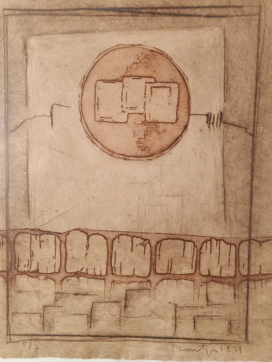 Image 1 of Jan Montijn, No Title etching