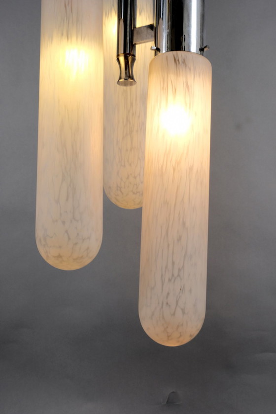 Image 1 of Mid Century Italian Ceiling Lamp par Carlo Nason pour Mazzega