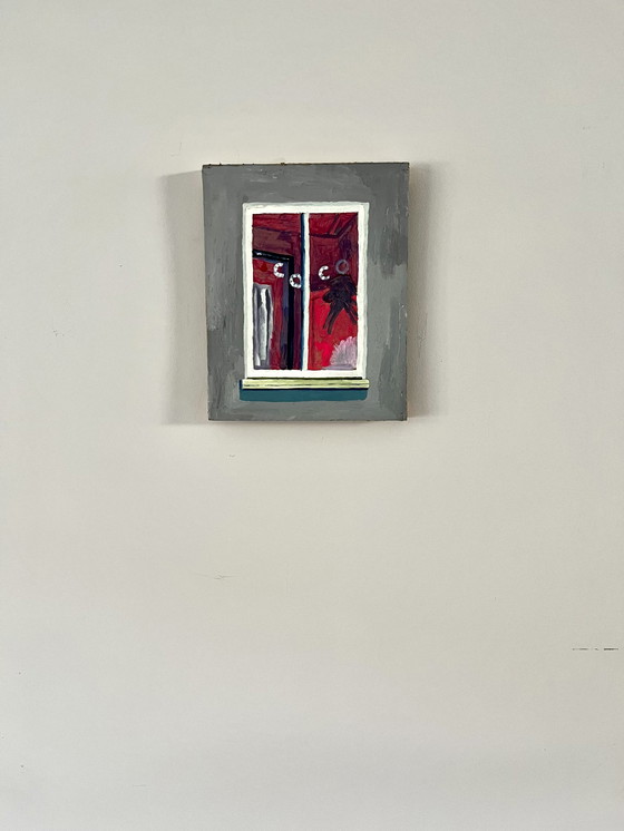 Image 1 of Saskia Blokzijl Peeking at the neighbors VI painting