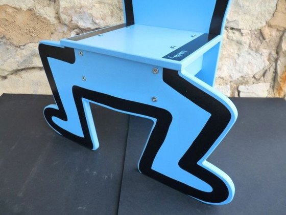 Image 1 of Trona Keith Haring / objeto decorativo azul
