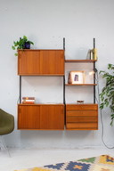 Wall shelf String WHB Vintage Midcentury Teak