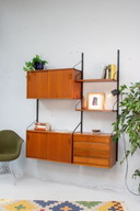 Wall shelf String WHB Vintage Midcentury Teak