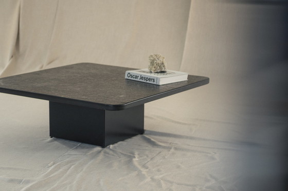 Image 1 of Modernist slate stone coffee table by Draenert Studios 