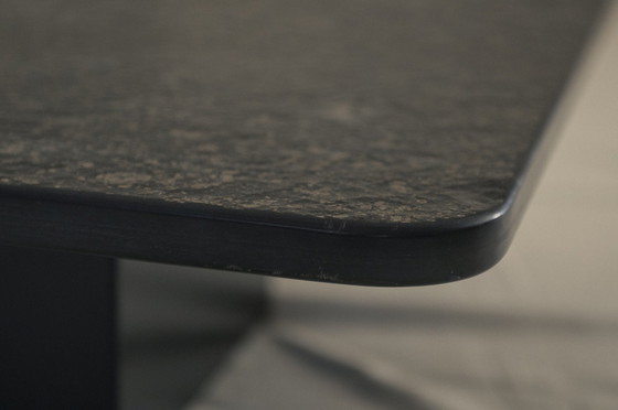 Image 1 of Modernist slate stone coffee table by Draenert Studios 