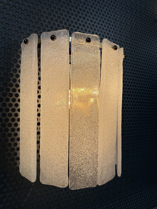 Vintage wall lamp - glass