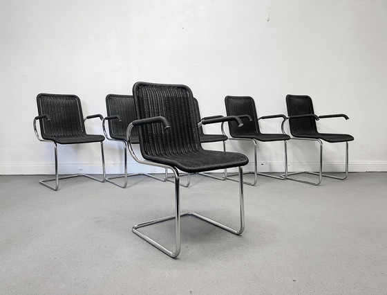 Image 1 of 6x Vintage Tecta cantilever D41 chairs