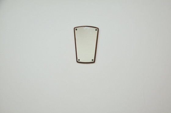 Image 1 of teak mirror wooden buttons