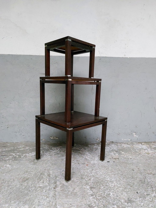 3x Vintage side table