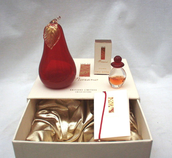 Image 1 of MURANO - Carlo Moretti - limited - Perfume bottle + pear.